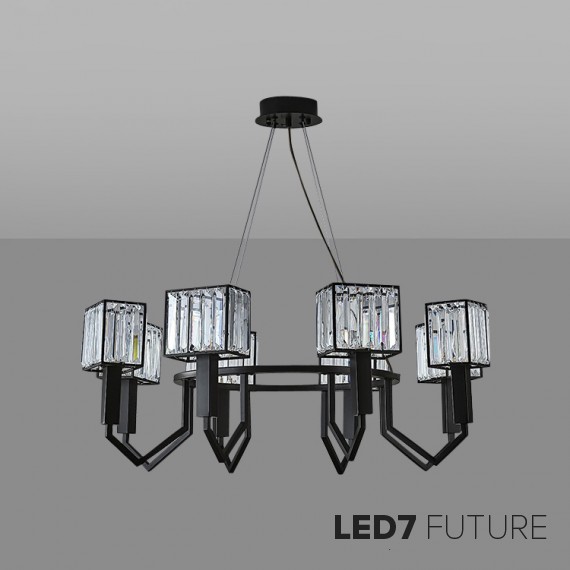 Ritz - Asterism Black Chandelier